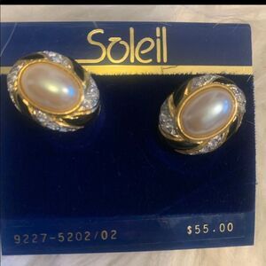 Vintage Soleil Pierced Earrings